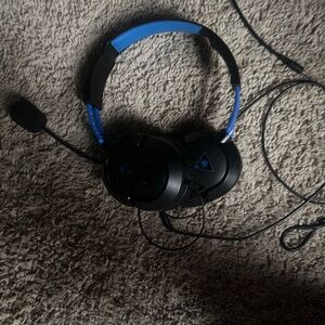 Black and Blue Gaming Headset